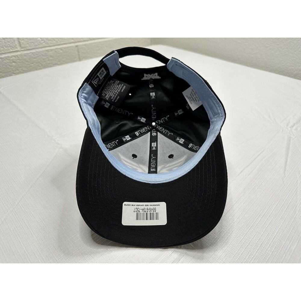 Women's New Era 9Twenty PXG Strap Back Hat OSFM Black - Picture 6 of 9